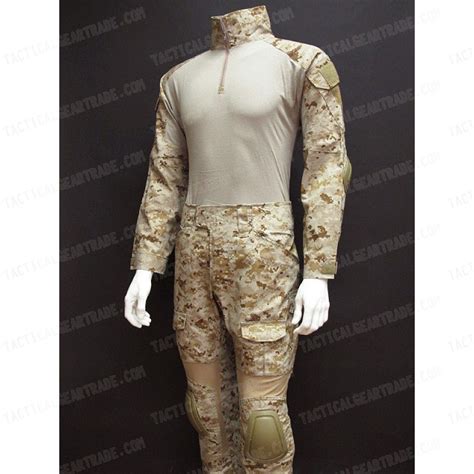 EMERSON Combat Shirt & Pants Digital Desert AOR1 Camo w/Elbow &Knee ...