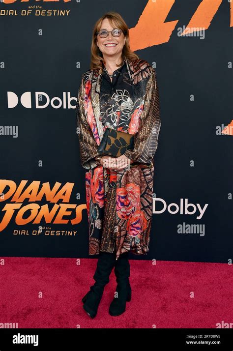 Karen Allen arrives at the premiere of "Indiana Jones and the Dial of ...