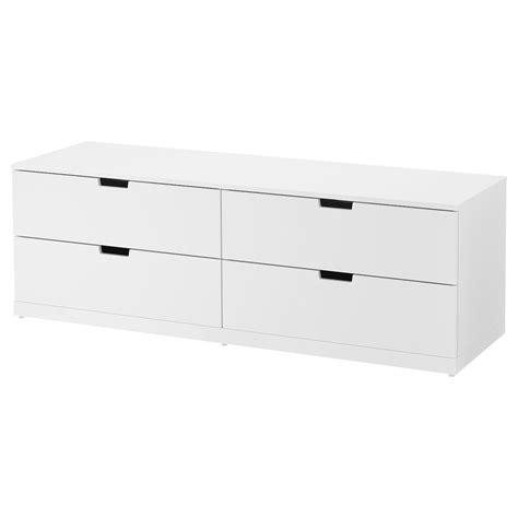 NORDLI 4-drawer dresser, white, 63x211/4" - IKEA