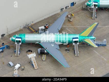 USAF Boeing KC-46 Pegasus at Everett / Paine Field going through ...