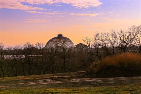 The Desert Dome at Henry Doorly Zoo Omaha Nebraska. Stock Image - Image ...