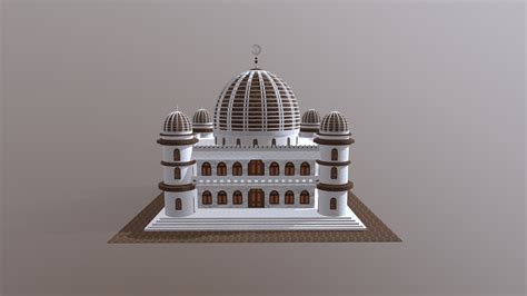 Masjid Mosque Download Free 3d Model By Ayunfat D499d91 Sketchfab