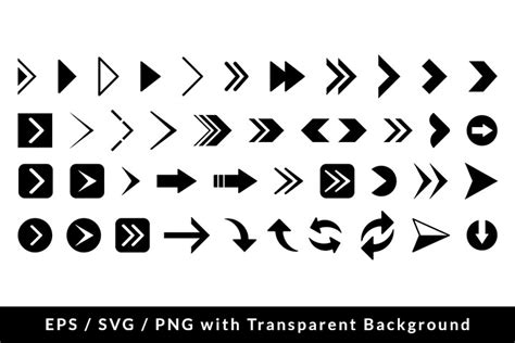 Arrow Icon Collection SVG EPS PNG Graphic by Formatoriginal · Creative ...