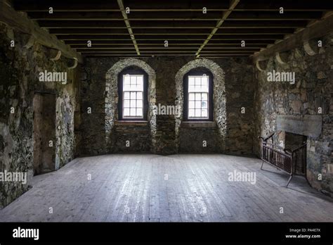 Gatehouse interior at Dunstaffnage Castle built by the MacDougall lords ...