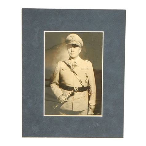 Original German WWII Signed 5" x 7" Photograph of Reichsmarschall Herm ...