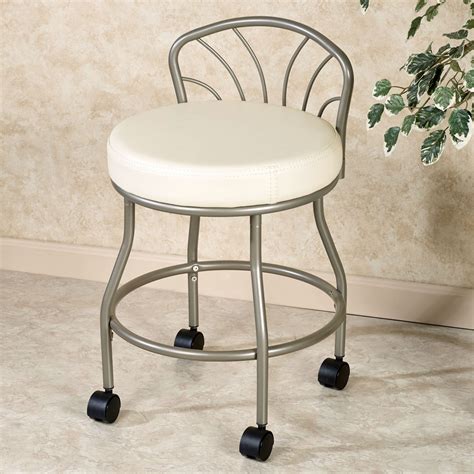 Bathroom Vanity Stool With Wheels – Rispa