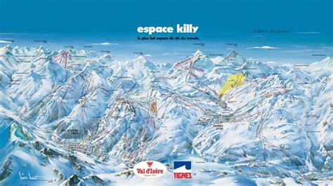 Val d'Isère and Tignes ski map - Ontheworldmap.com