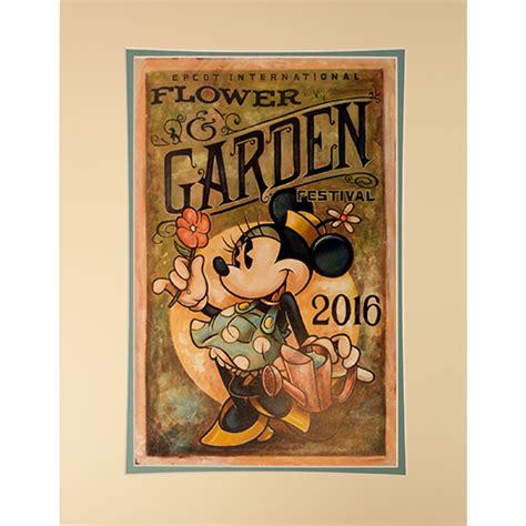 Disney Deluxe Artist Print - Minnie Gardener 2016 by Darren Wilson