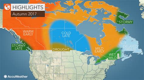 2017 Canada fall forecast: Mild autumn to unfold in eastern, Atlantic ...