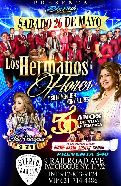 Los Hermanos Flores y su Homenaje a Nory Flores Tickets - BoletosExpress