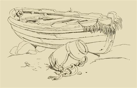 Row Boat Sketch at PaintingValley.com | Explore collection of Row Boat ...