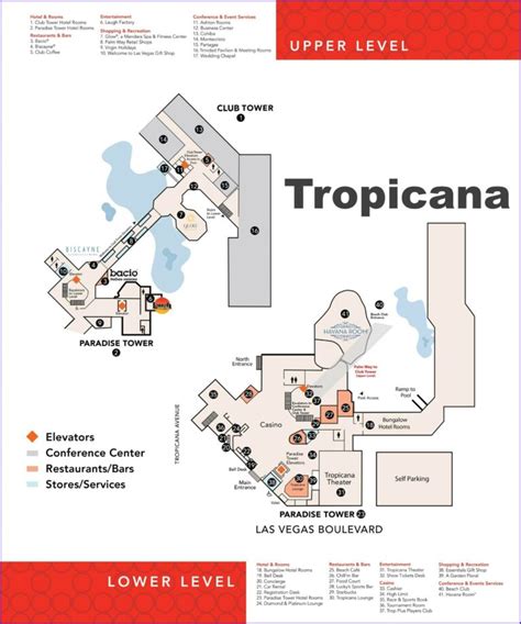 Map Of Tropicana Hotel Atlantic City Map : Resume Examples