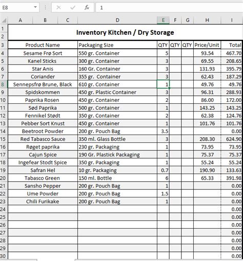 Excel, Barcode Scanner, Inventory - Stack Overflow