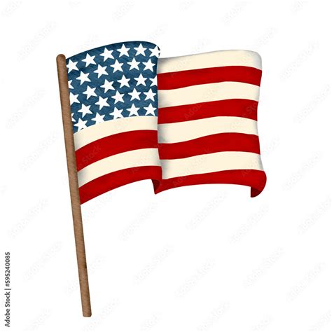 American flag 4th of july independence day png clipart Stock ...