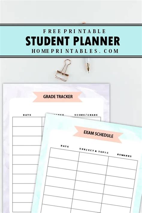 The Amazing Student Planner Free Printable to Use Today!