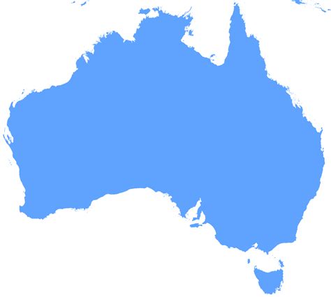 Blank Map Of Australia With States And Cities