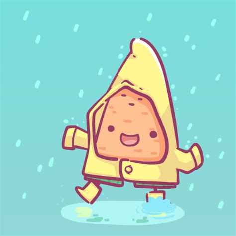 Happy Rain GIF - Clip Art Library