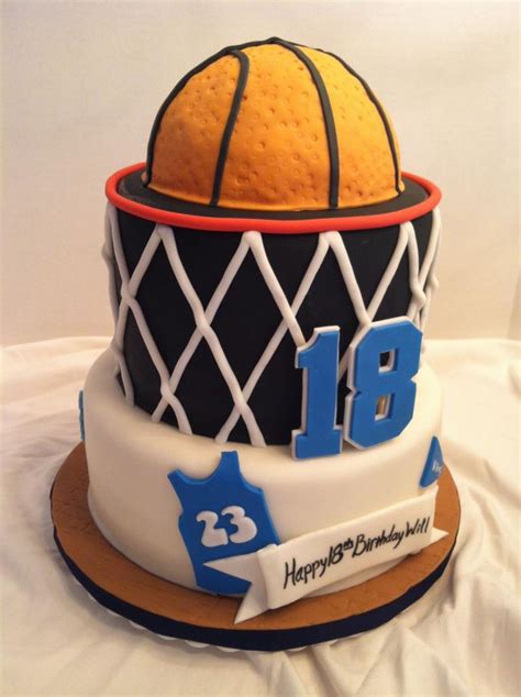 Cakes by Becky: Basketball Birthday Cake