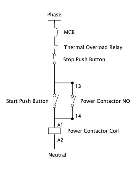 Dol Starter Schematic Diagram - Circuit Diagram