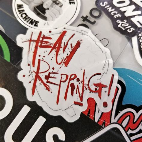 Vinyl Logo Stickers – Heavy Repping Shop