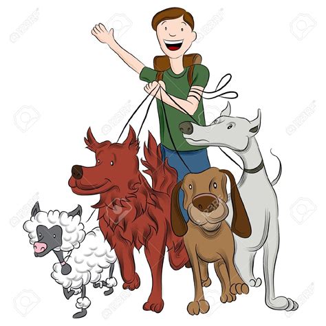 Dog Walker Clipart Clipground