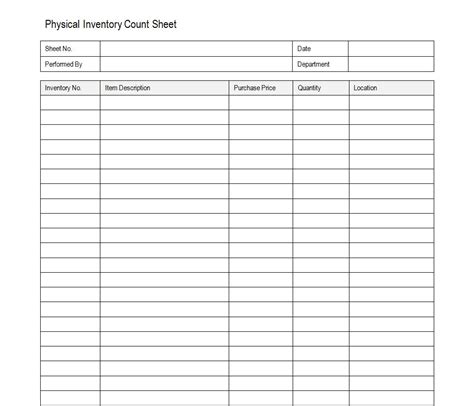 18+ Inventory Spreadsheet Templates – Excel Templates | Inventory Count ...