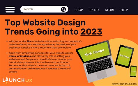 Top website design trends going into 2023 - LaunchUX