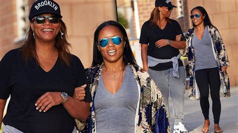 It's Good To Be Queen! Latifah Enjoys Romantic Stroll With Pretty ...