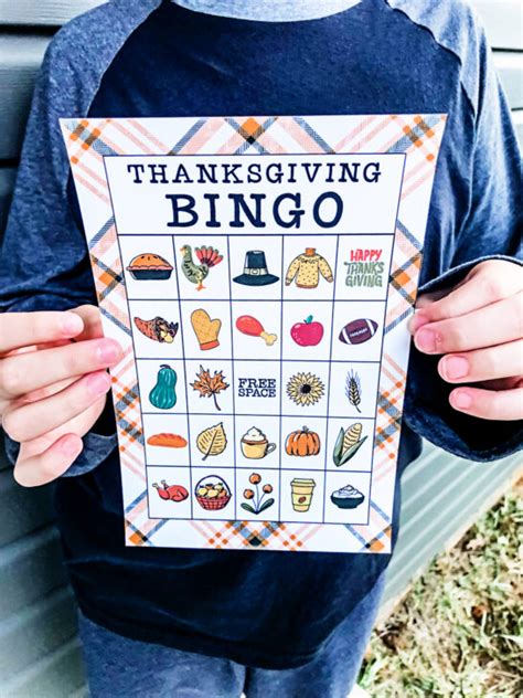 Thanksgiving Bingo Cards Free Printable Set