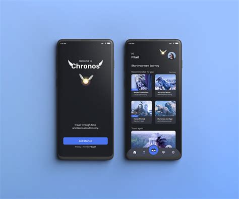 Chronos Time Travel App on Behance