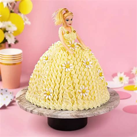 Buy/Send Princess Barbie Chocolate Cake Eggless Online- FNP