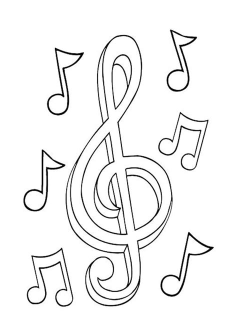 Music Notes Coloring Pages