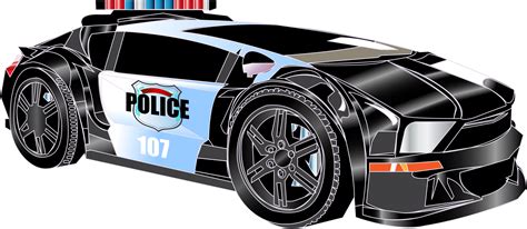 Clipart police car 2 – Clipartix