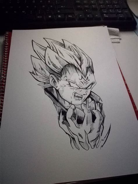 DRAWING: DRAGON BALL Z - VEGETA [SKETCH] by HariboStixx on DeviantArt