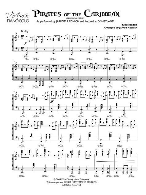 pirates of the caribbean piano sheet music easy Pirates of the ...