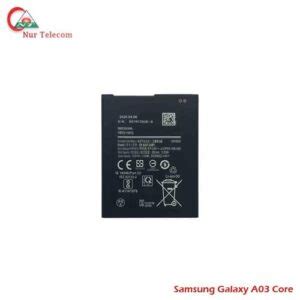 Original Samsung Galaxy A03 Core Battery price in Bangladesh Nur Telecom