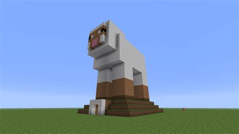 Sheep Shaped Wool Farm Minecraft Map