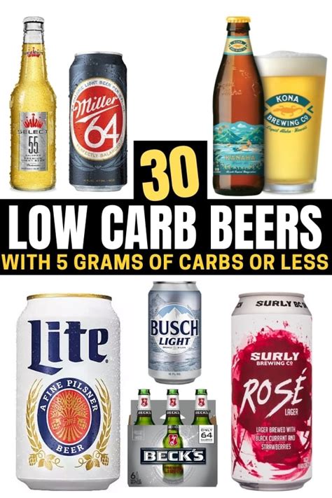 30 BEST Low Carb Beers with Under 5g of Carbs