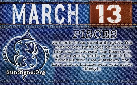 March 13 Zodiac Horoscope Birthday Personality - SunSigns.Org