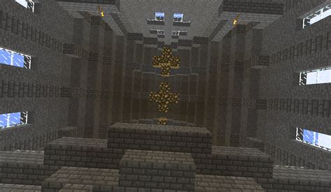 Did an improvement of my church's interior. : r/GoldenAgeMinecraft