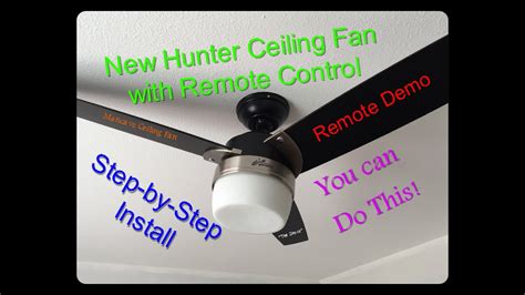 Hunter Channing Ceiling Fan Remote Manual