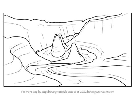 Learn How to Draw Grand Canyon National Park (Parks) Step by Step ...