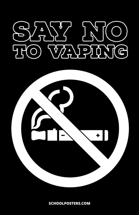 Say No To Vaping Poster – SchoolPosters.com LLC