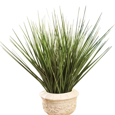 Decorative Grass Bushes - Set Of 3 Indoor or Outdoor Faux Plants ...