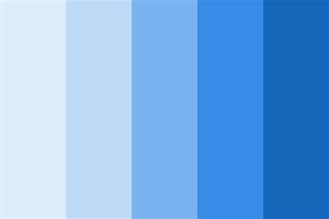 monochromatic blue Color Palette