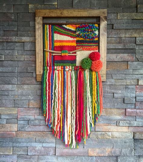 Woven wall hanging