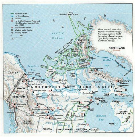 Arctic Ocean On Canada Map - United States Map