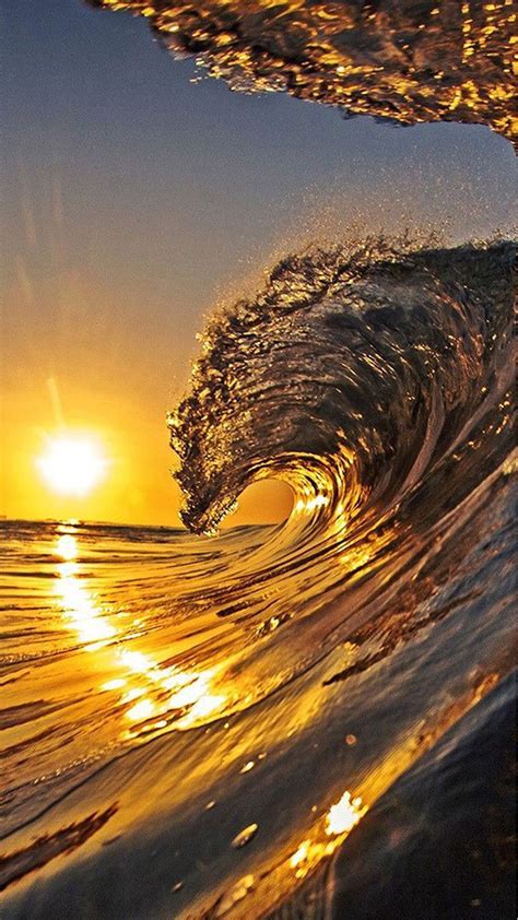 Aesthetic Ocean Waves ~ Beach Sunset Waves Ocean Wallpapers Sea Iphone ...