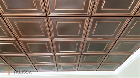 How To Install Faux Copper Ceiling Tiles | Shelly Lighting