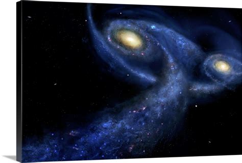 The predicted collision between the Andromeda galaxy and the Milky Way ...